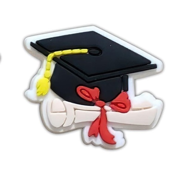 Crocs Jibbitz Charm Graduation Cap / College Grad Themed Class of 2023 NEW - Picture 1 of 9